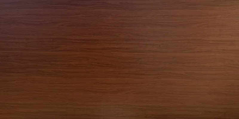 Panneau MDF mélaminé Acajou 18 mm