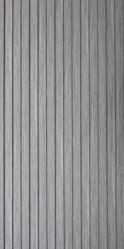 Panneau mural WPC 3 lames – Chêne gris 290 cm