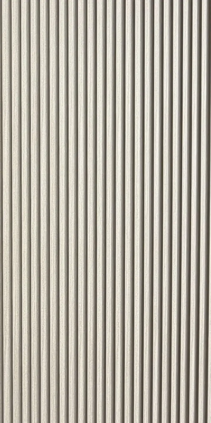 Panneau mural WPC 4 lames – Greige 290 cm