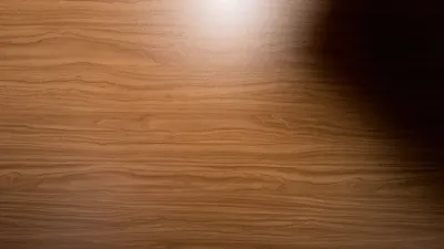 Panneau MDF mélaminé Noyer 18 mm