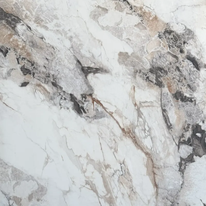 Carrelage effet marbre blanc et gris veiné 60x60 – SERENITY-ALPEN GREY