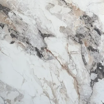 Carrelage effet marbre blanc et gris veiné 60x60 – SERENITY-ALPEN GREY