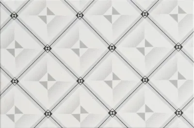 Faïence murale décor treillis losange 20x30 – C-5046