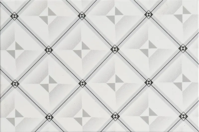 Faïence murale décor treillis losange 20x30 – C-5046